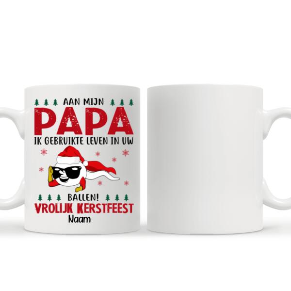 Personaliseerbaar Mok Grappige Cadeaus Voor Papa Op Kerstmis