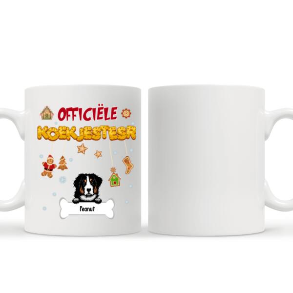 Personaliseerbaar Mok Voor Hondenliefhebber Officiële Koekjestester
