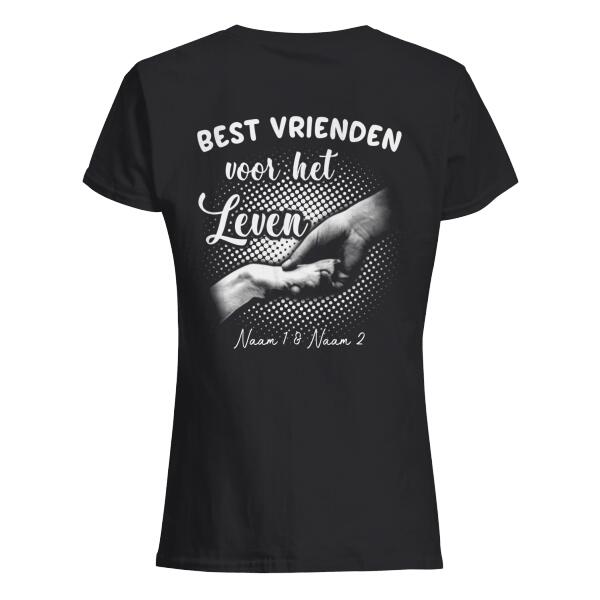 Personaliseerbaar T-shirt Voor Hondenliefhebber Best Vrienden Voor Het Leven