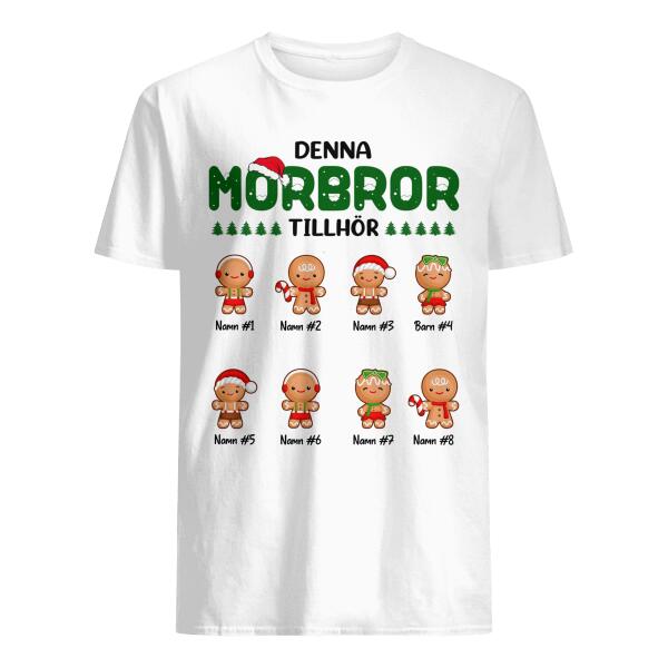 Denna Farbror/Morbror Tillhör, Personaliseerbaar Mäns T-Shirt  För Farbror/Morbror