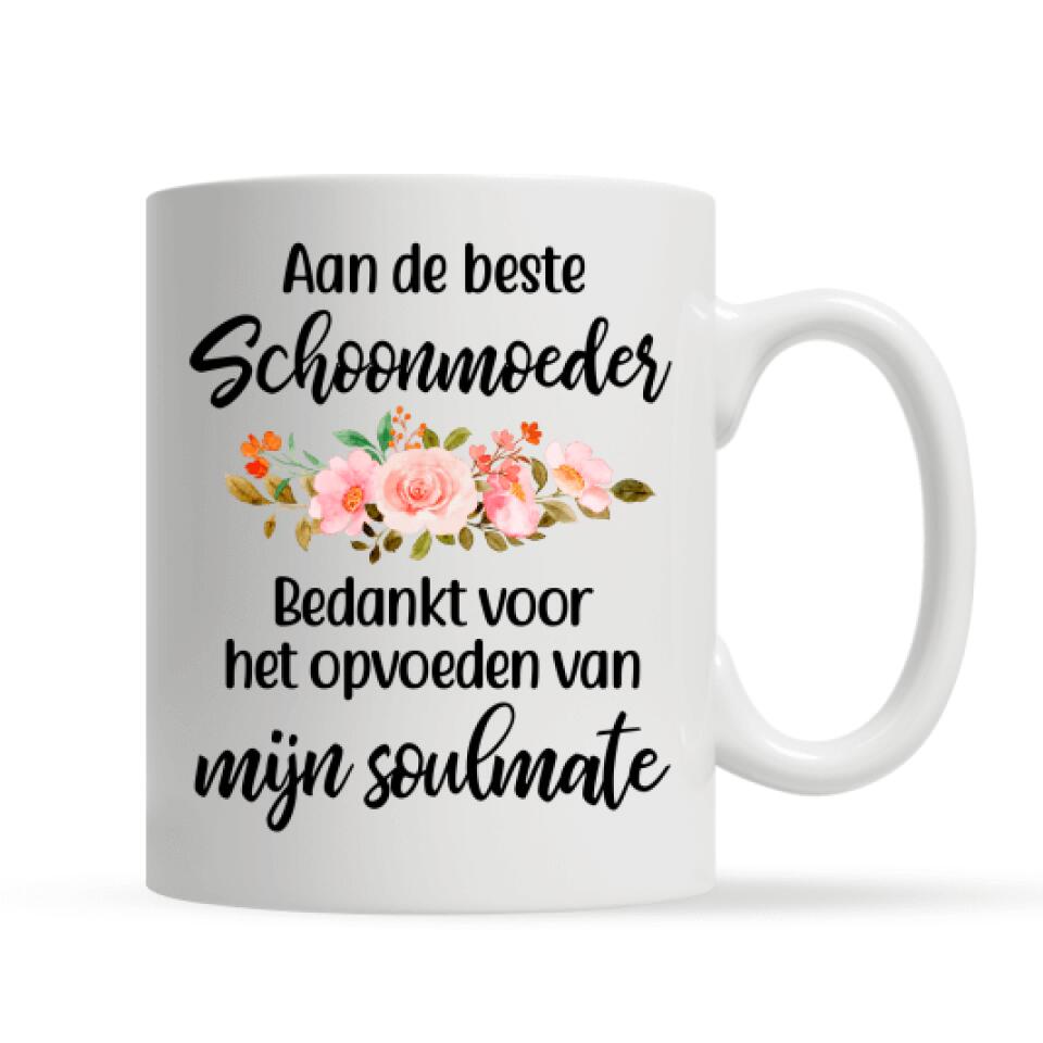 Schoonmoeder En Schoondochter Cadeau Voor Mama, Personaliseerbaar Mok Voor Mama