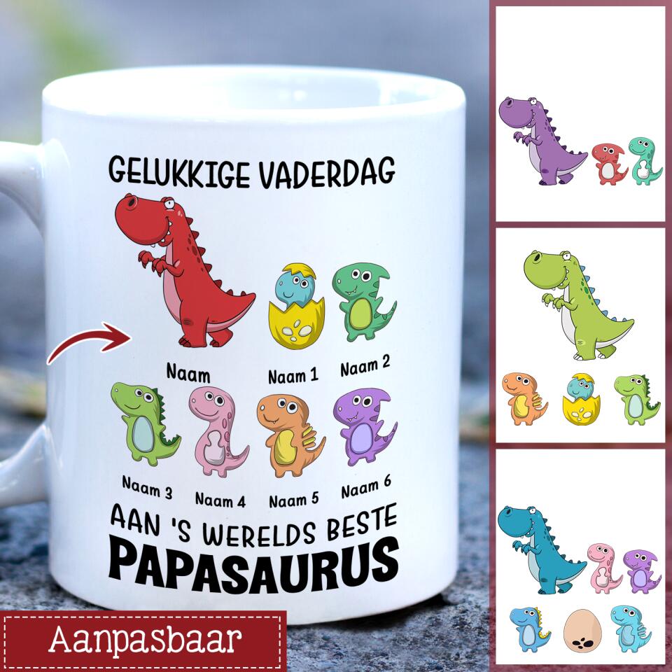 Gepersonaliseerd mok voor Papa| Gepersonaliseerd cadeau voor Vader| Gelukkige Vaderdag