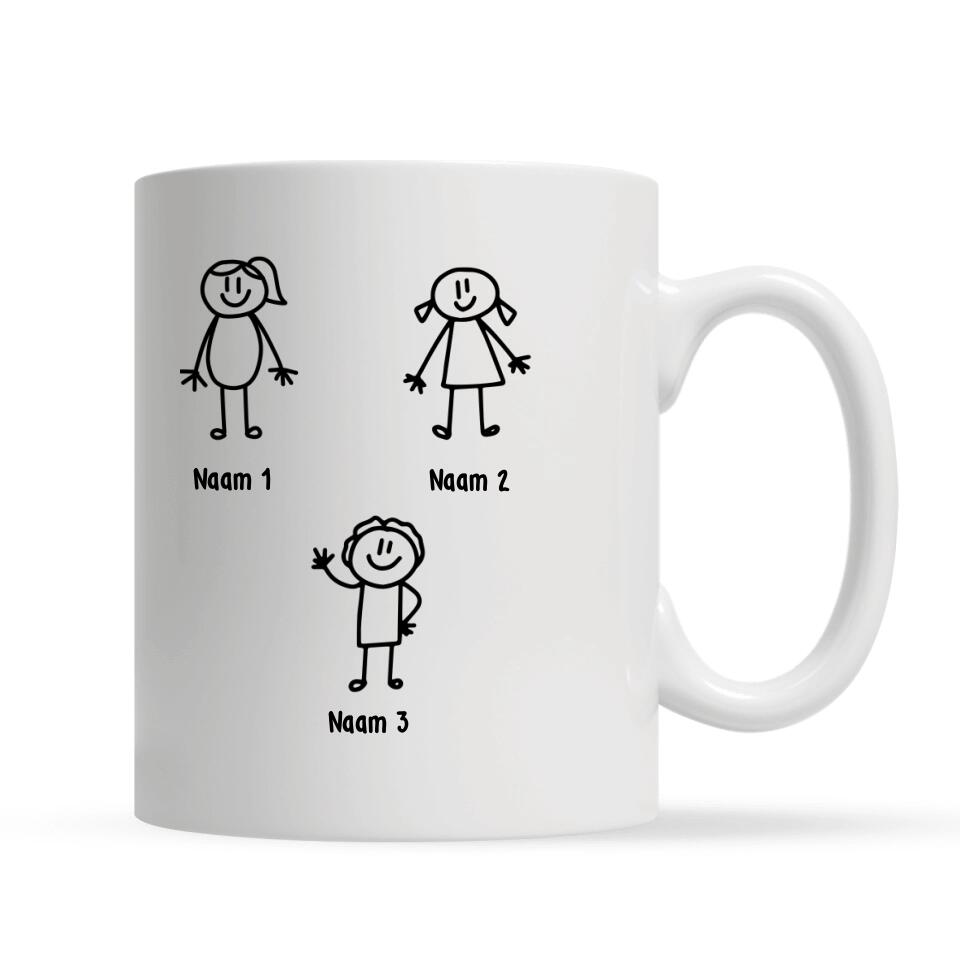 Gepersonaliseerd mok voor Mama | Gepersonaliseerd cadeau voor Moeder | Mama Wij Hebben Geprobeerd Het Beste Cadeau